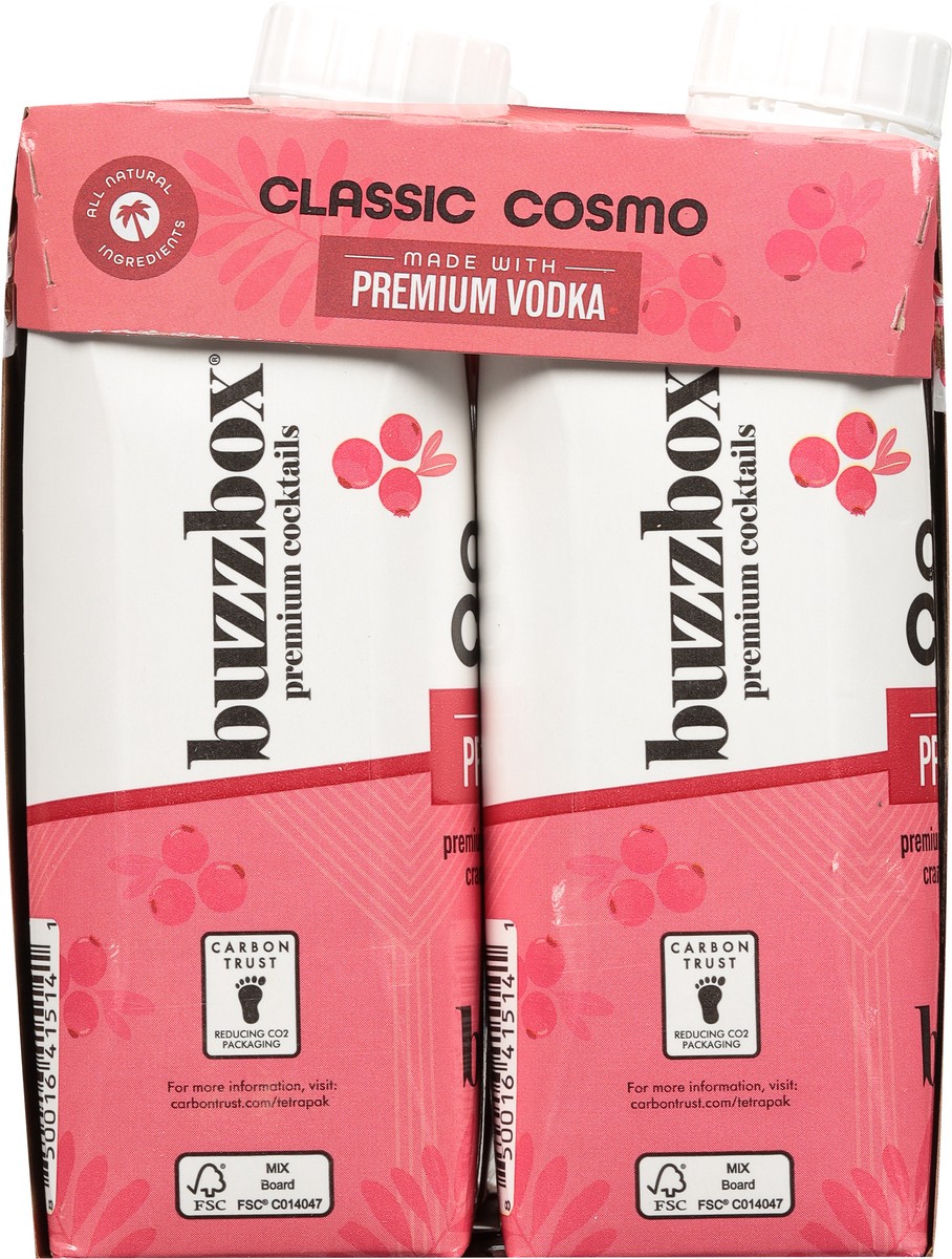 slide 9 of 11, Buzzbox Premium Classic Cosmo Cocktails Carton 4 - 250 ml Cartons, 250 ml