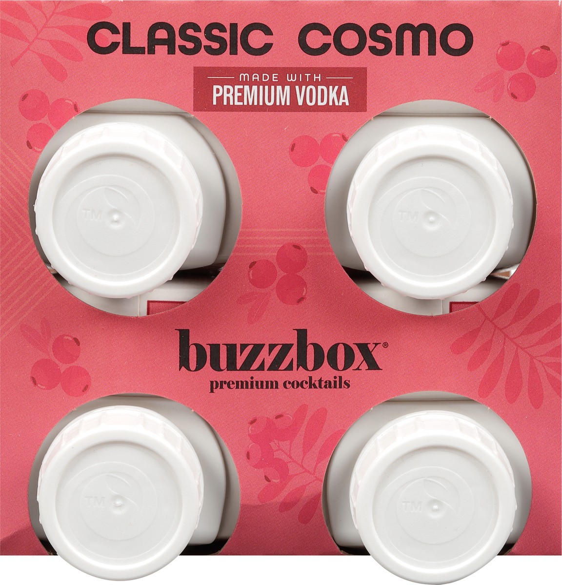 slide 5 of 11, Buzzbox Premium Classic Cosmo Cocktails Carton 4 - 250 ml Cartons, 250 ml