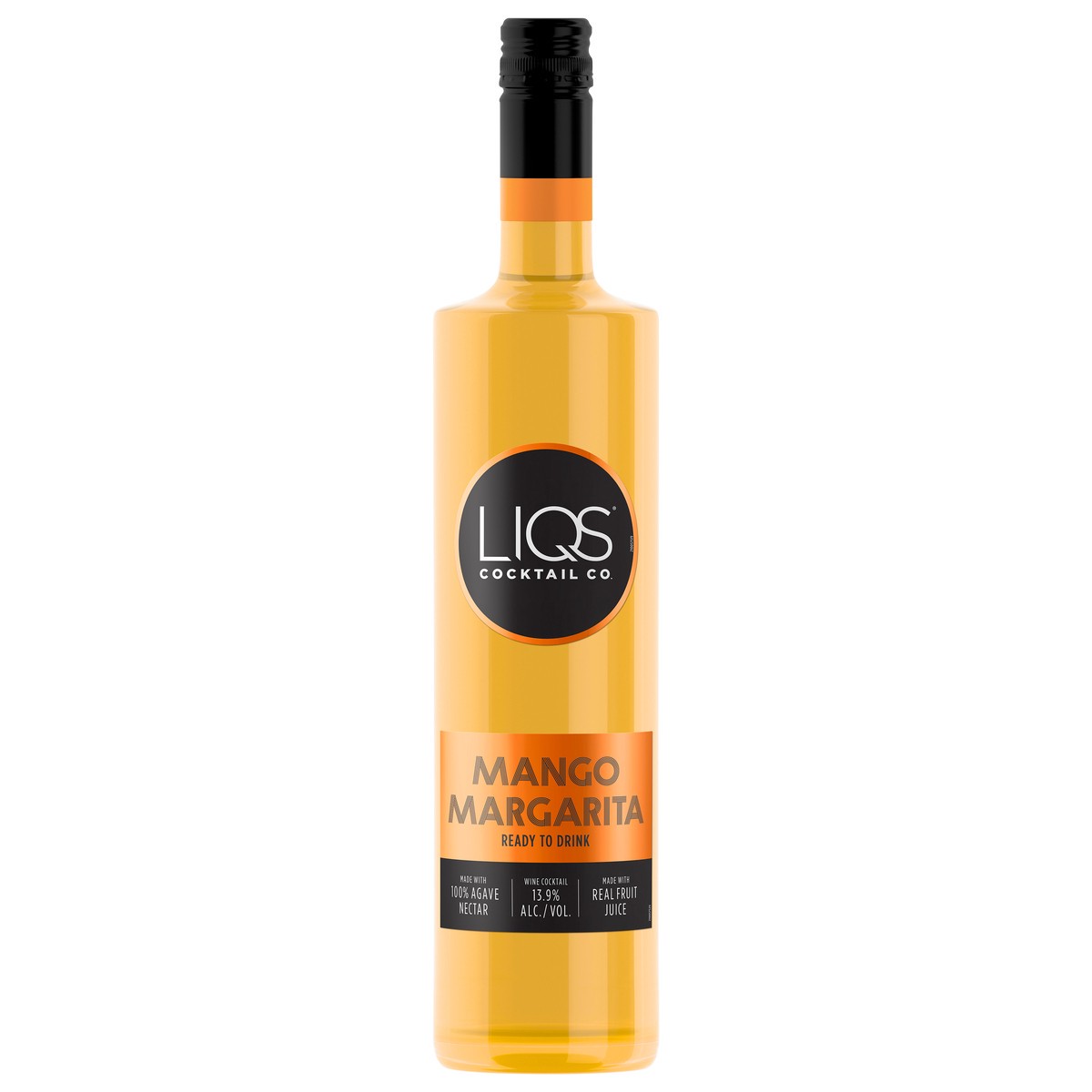 slide 4 of 4, LIQS Mango Margarita Ready to Drink Cocktail, 750 ml