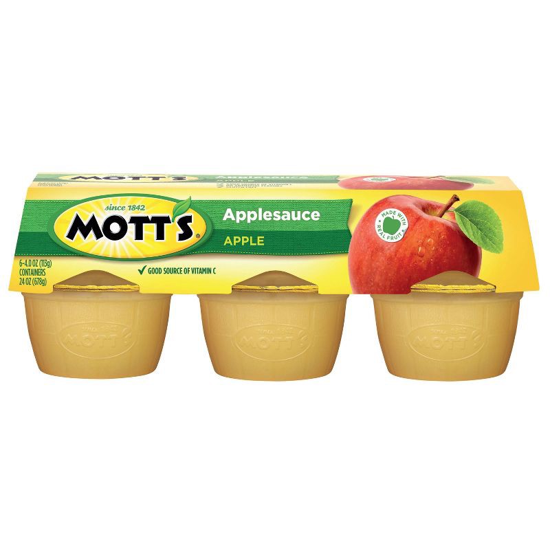 slide 2 of 11, Mott's Applesauce - 6ct/4oz Cups, 6 ct; 4 oz