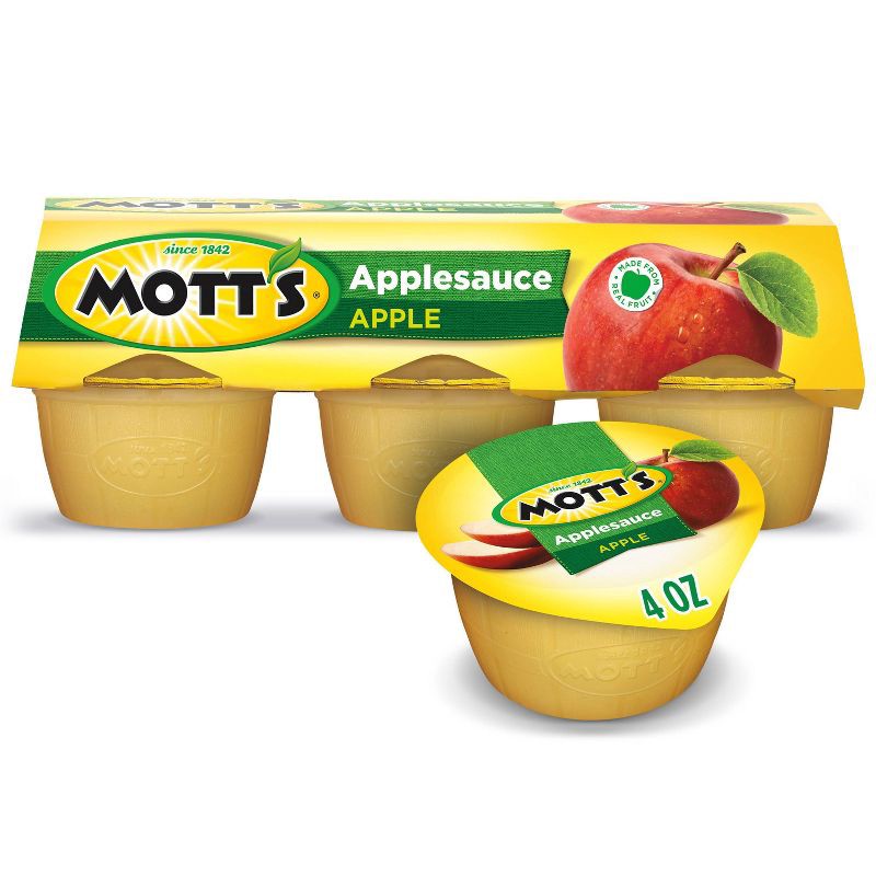 slide 1 of 11, Mott's Applesauce - 6ct/4oz Cups, 6 ct; 4 oz