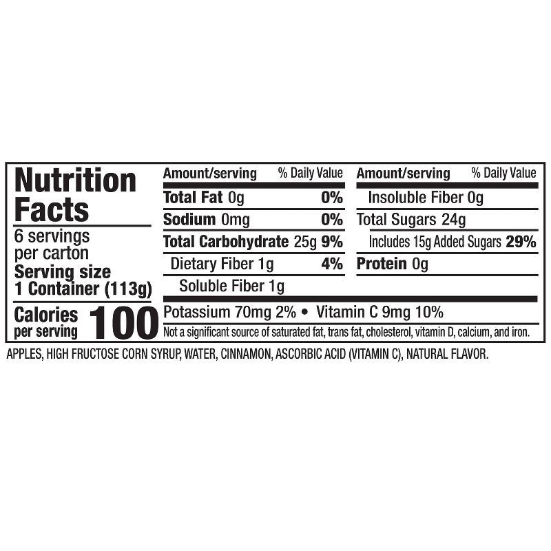 slide 11 of 12, Mott's Cinnamon Applesauce Cups - 24oz/6ct, 6 ct; 24 oz
