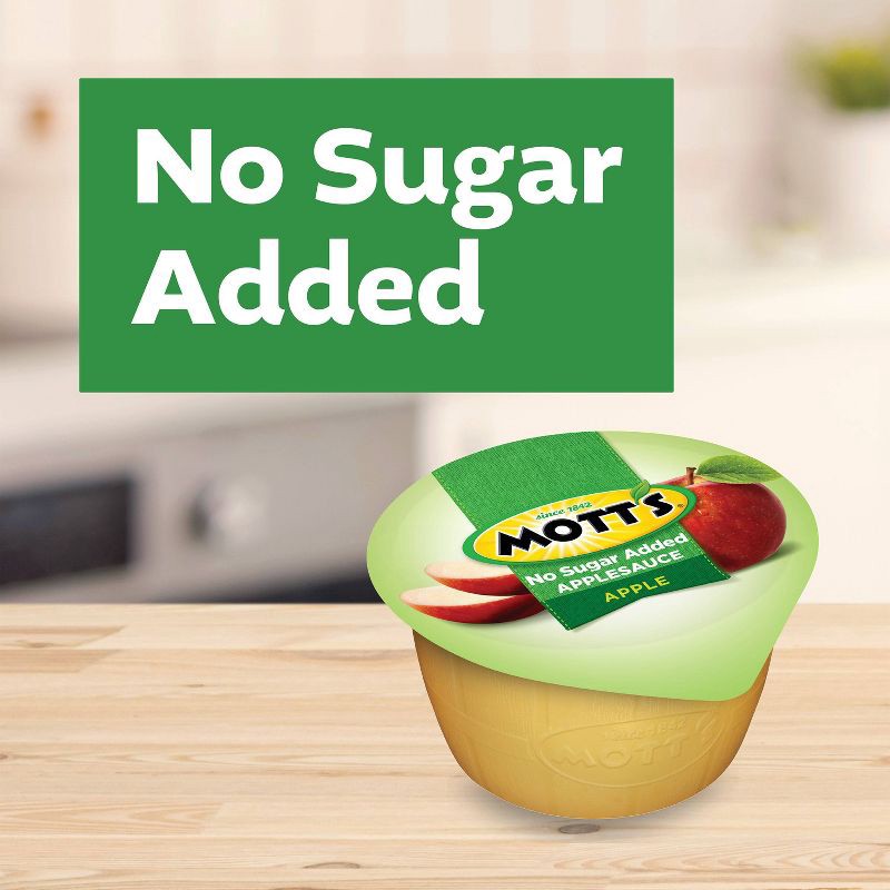 slide 16 of 16, Mott's Unsweetened Applesauce - 6ct/3.9oz Cups, 6 ct; 3.9 oz