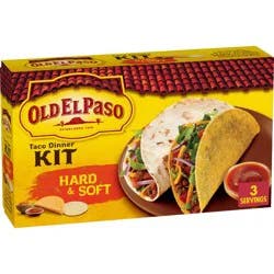 Old El Paso Hard & Soft Shell Taco Dinner Kit - 11.4oz: No Artificial Sweeteners, No High Fructose Corn Syrup