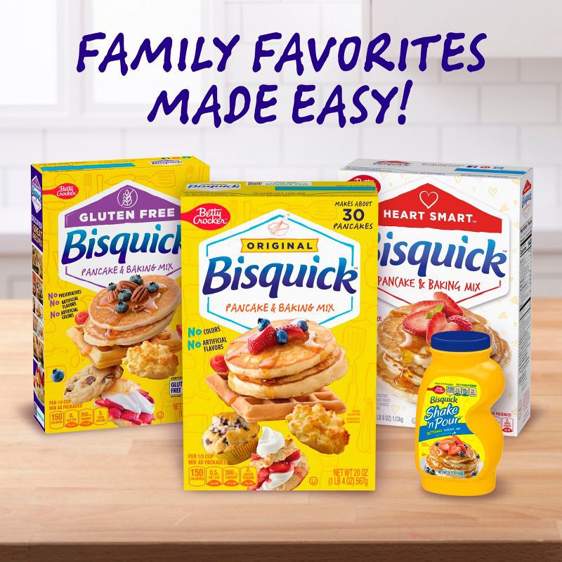 slide 6 of 10, Bisquick Original Pancake and Baking Mix - 40oz, 40 oz