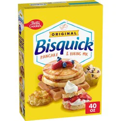 Bisquick Original Pancake and Baking Mix - 40oz: No Artificial Sweeteners, Plant-Based