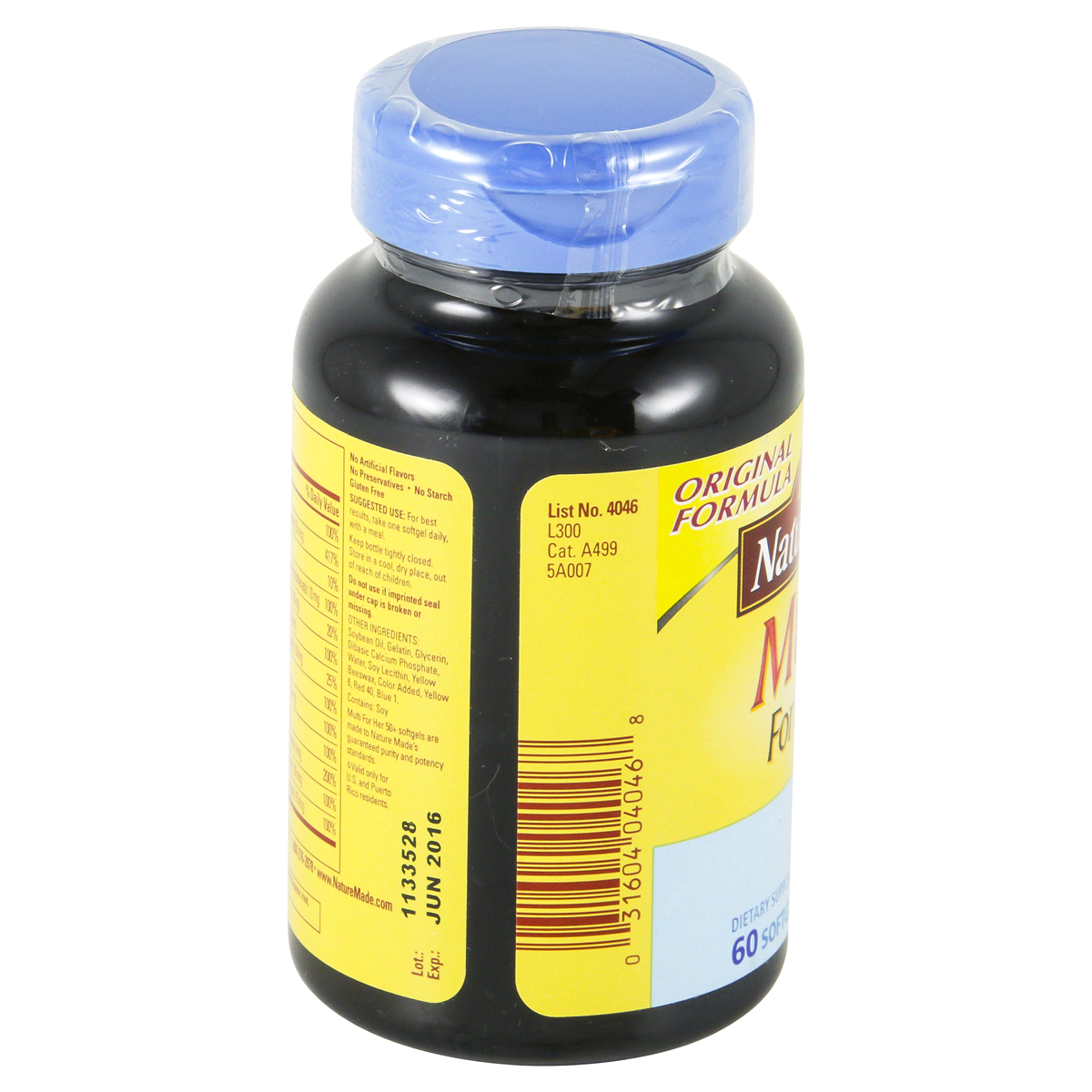 slide 3 of 4, Nature Made Women's Multivitamin 50+ Softgels for Daily Nutritional Support, 60 ct