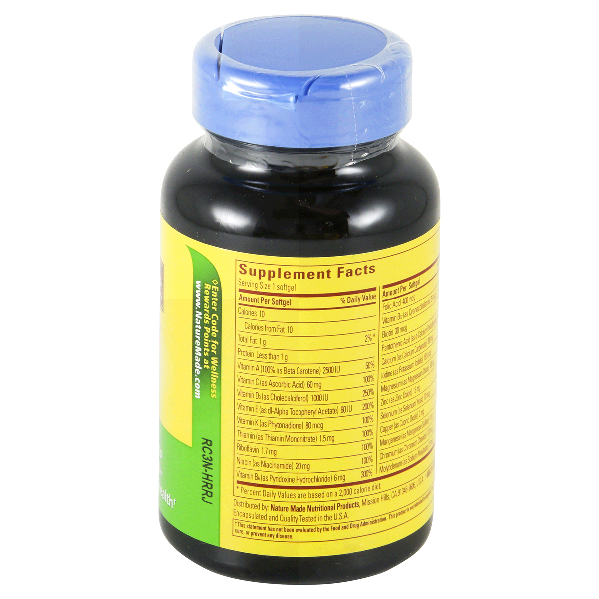 slide 2 of 4, Nature Made Women's Multivitamin 50+ Softgels for Daily Nutritional Support, 60 ct