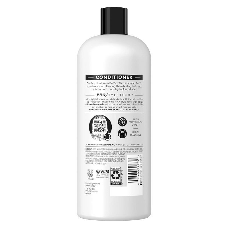 slide 2 of 4, Tresemme Moisture Rich with Vitamin E Conditioner - 28 fl oz, 28 fl oz