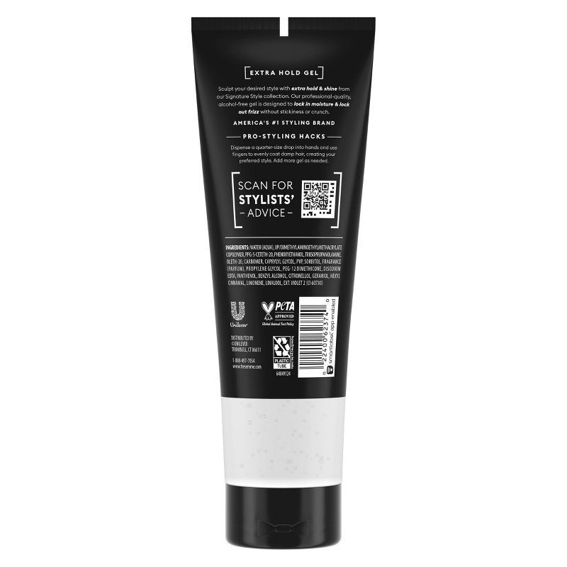 slide 2 of 9, Tresemme Extra Hold Alcohol-Free Hair Gel for 24-Hour Frizz Control - 9oz, 9 oz