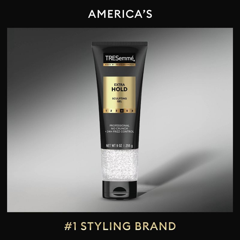slide 4 of 9, Tresemme Extra Hold Alcohol-Free Hair Gel for 24-Hour Frizz Control - 9oz, 9 oz