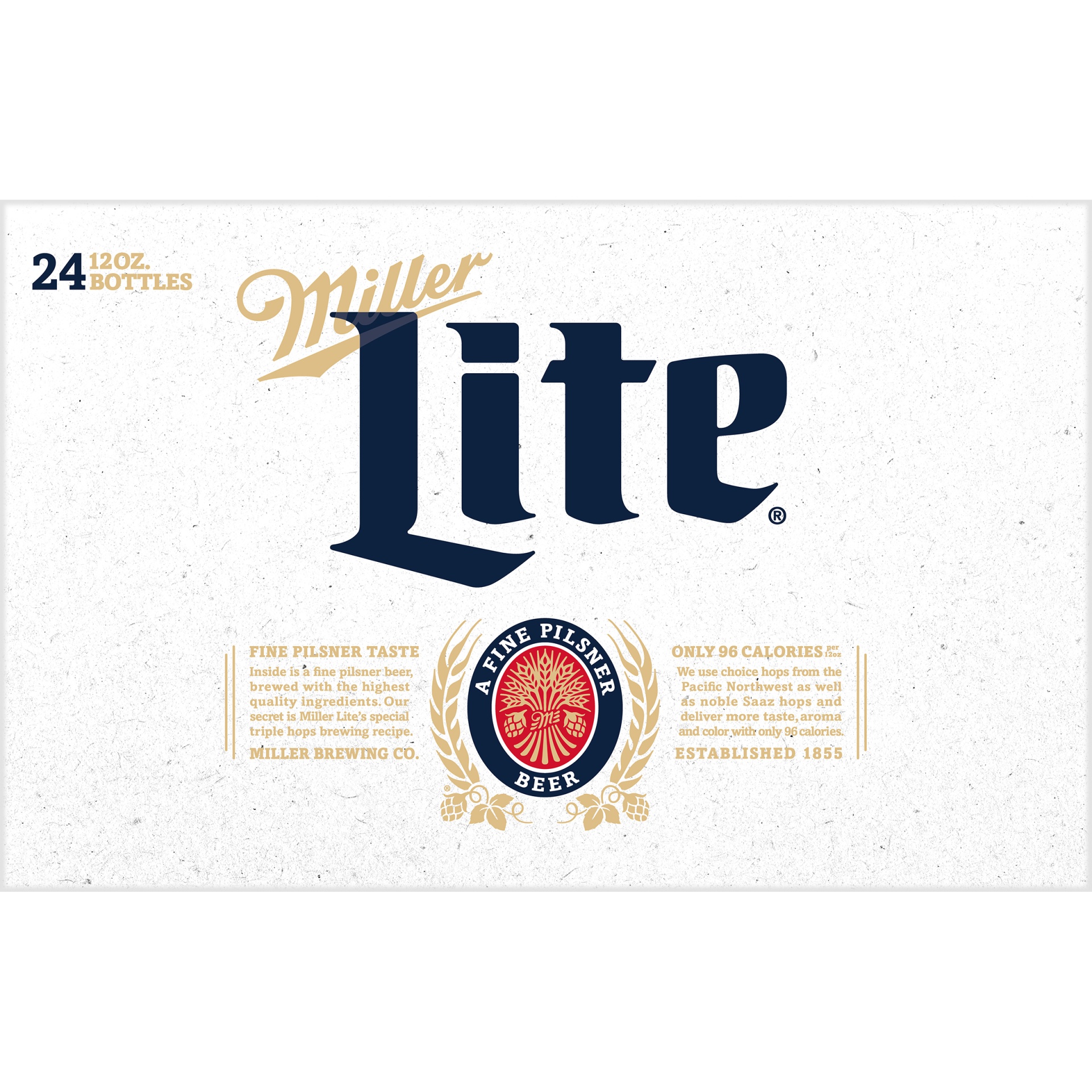 slide 5 of 6, Miller Lite Beer - 24pk/12 fl oz Bottles, 12 fl oz