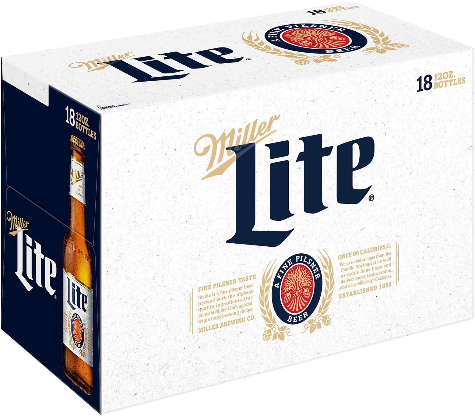 slide 6 of 6, MILLER Beer, 18 ct; 12 fl oz