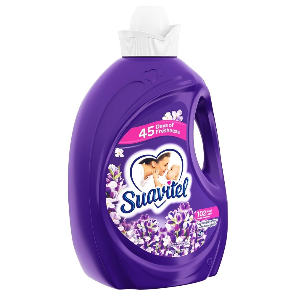 slide 2 of 5, Suavitel Scented Liquid Fabric Softener and Conditioner - Soothing Lavender - 120 fl oz, 120 fl oz