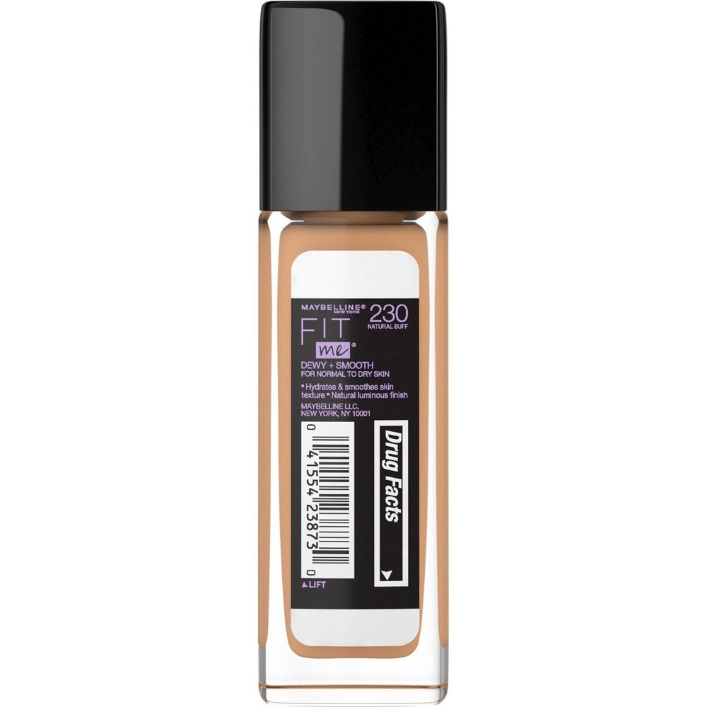 slide 2 of 5, Maybelline Fit Me Dewy + Smooth Foundation SPF 18 - 230 Natural Buff - 1 fl oz, 1 fl oz