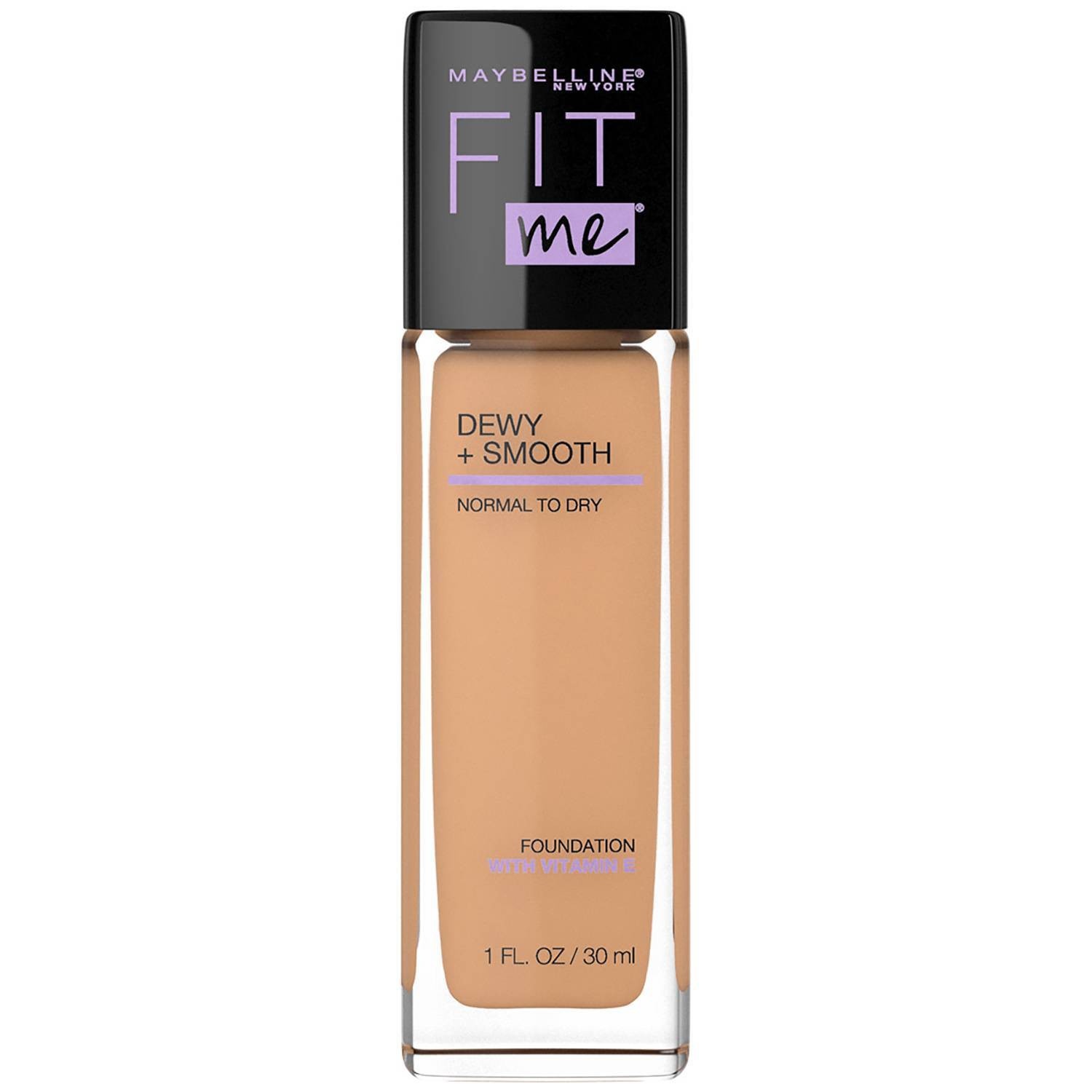 slide 1 of 5, Maybelline Fit Me Dewy + Smooth Foundation SPF 18 - 230 Natural Buff - 1 fl oz, 1 fl oz