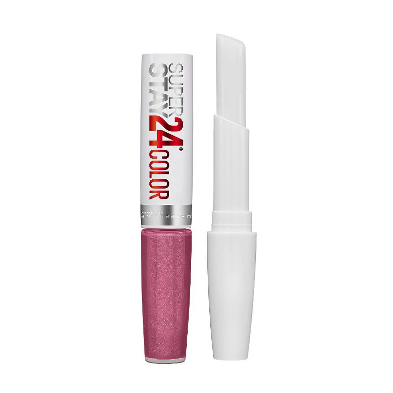 slide 4 of 5, Maybelline Super Stay 24 2-Step Long Lasting Liquid Lipstick - Infinite Petal - 0.14 fl oz, 0.14 fl oz
