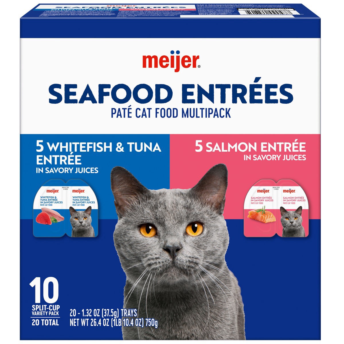 slide 1 of 29, Meijer Seafood Variety Pack Carton, 20 ct