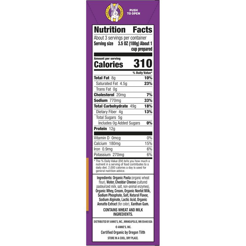 slide 7 of 7, Annie's Deluxe Rich & Creamy Shells & Aged Cheddar Mac and Cheese Sauce - 11oz, 11 oz