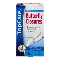 TopCare Health Butterfly Closures Bandages 12 Pack