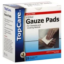 TopCare Gauze Pads 25 Pack