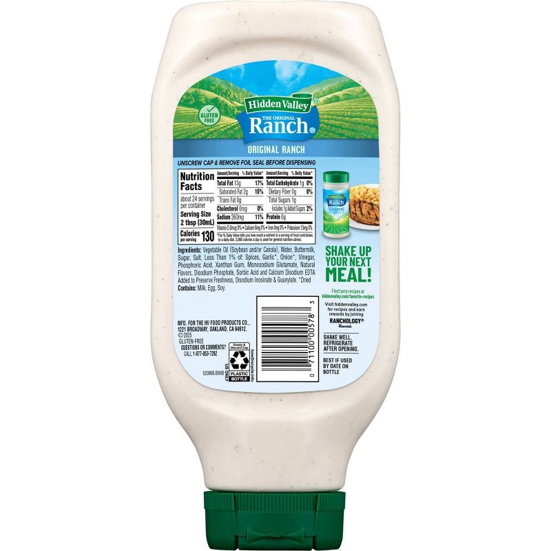 slide 2 of 11, Hidden Valley Original Ranch Salad Dressing & Topping - Gluten Free - 24fl oz, 24 fl oz