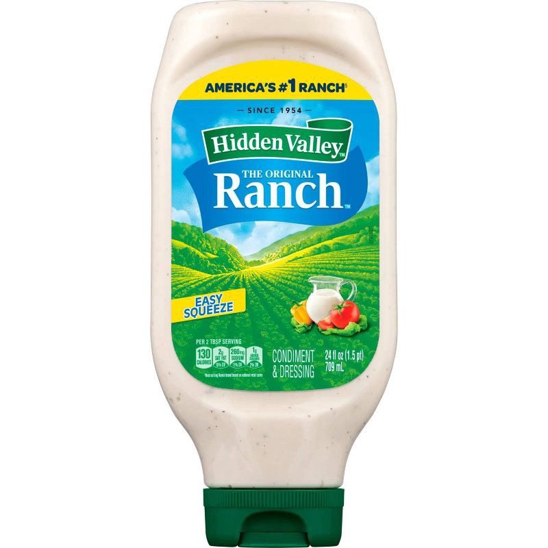 slide 10 of 10, Hidden Valley Original Ranch Salad Dressing & Topping - Gluten Free - 24fl oz, 24 fl oz