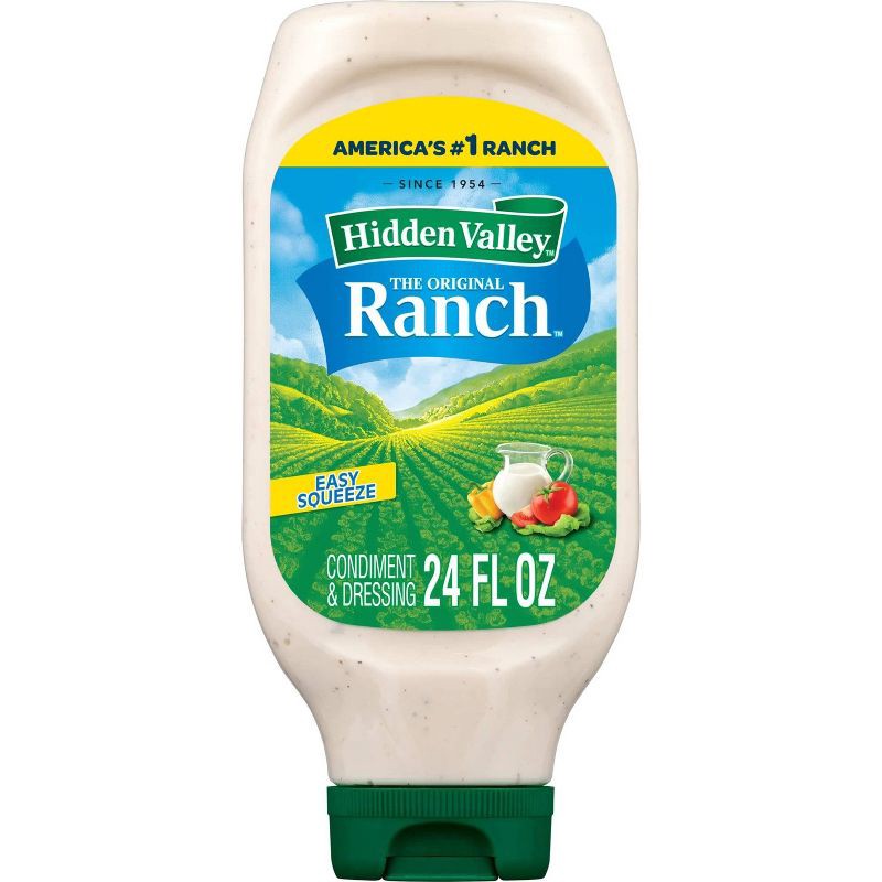 slide 1 of 8, Hidden Valley Original Ranch Salad Dressing & Topping - Gluten Free - 24fl oz, 24 fl oz
