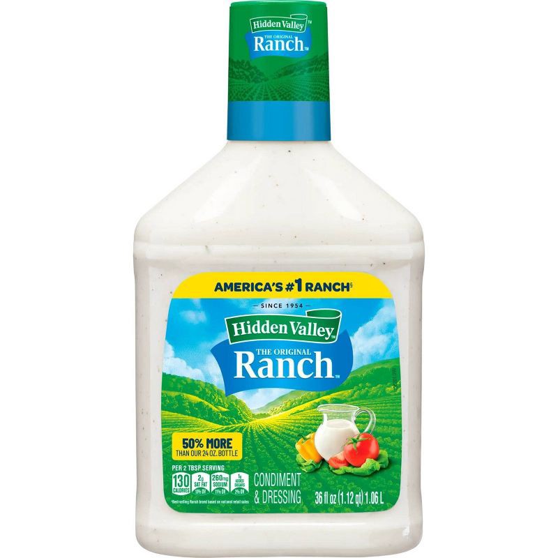 slide 7 of 7, Hidden Valley Original Ranch Salad Dressing & Topping - Gluten Free - 36fl oz, 36 fl oz