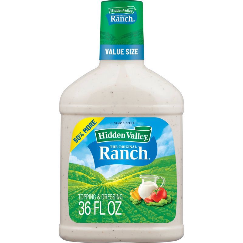 slide 1 of 13, Hidden Valley Original Ranch Salad Dressing & Topping - Gluten Free - 36fl oz, 36 fl oz