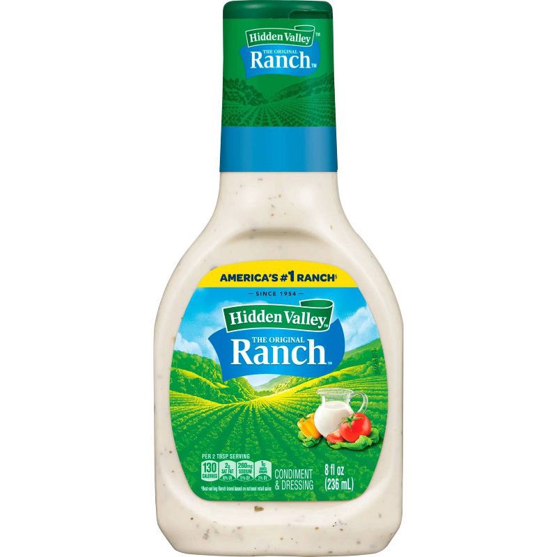 slide 7 of 7, Hidden Valley Original Ranch Salad Dressing & Topping - Gluten Free - 8 fl oz, 8 fl oz
