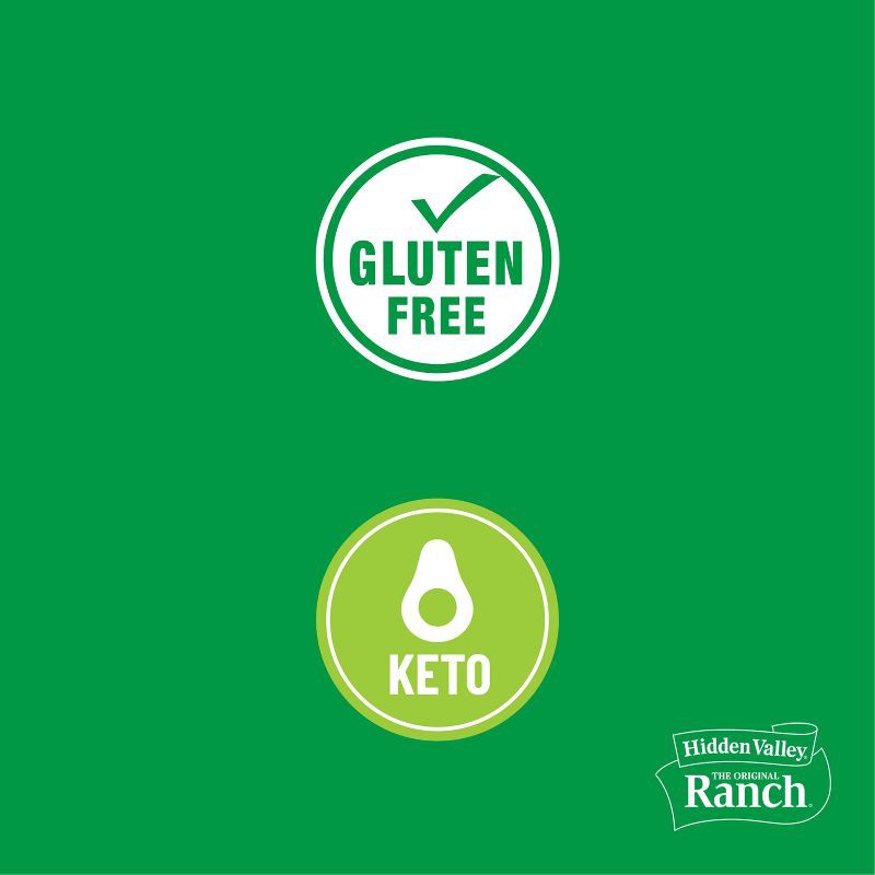 slide 6 of 7, Hidden Valley Original Ranch Salad Dressing & Topping - Gluten Free - 8 fl oz, 8 fl oz