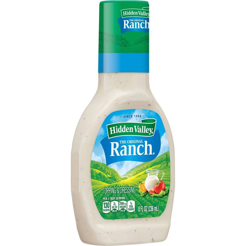 slide 10 of 10, Hidden Valley Original Ranch Salad Dressing & Topping - Gluten Free - 8 fl oz, 8 fl oz