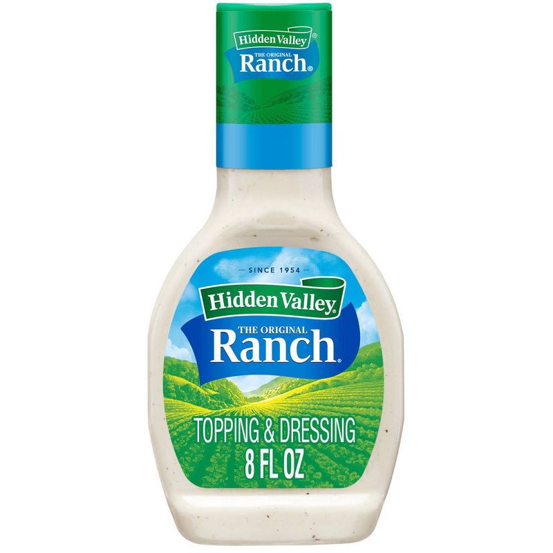 slide 1 of 10, Hidden Valley Original Ranch Salad Dressing & Topping - Gluten Free - 8 fl oz, 8 fl oz