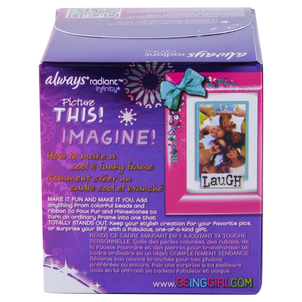 Always Radiant Infinity Teen Pads with Wings