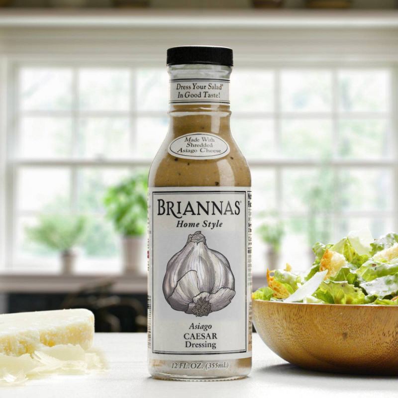 slide 3 of 3, Briannas Brianna's Asiago Caesar Dressing - 12 fl oz, 12 fl oz