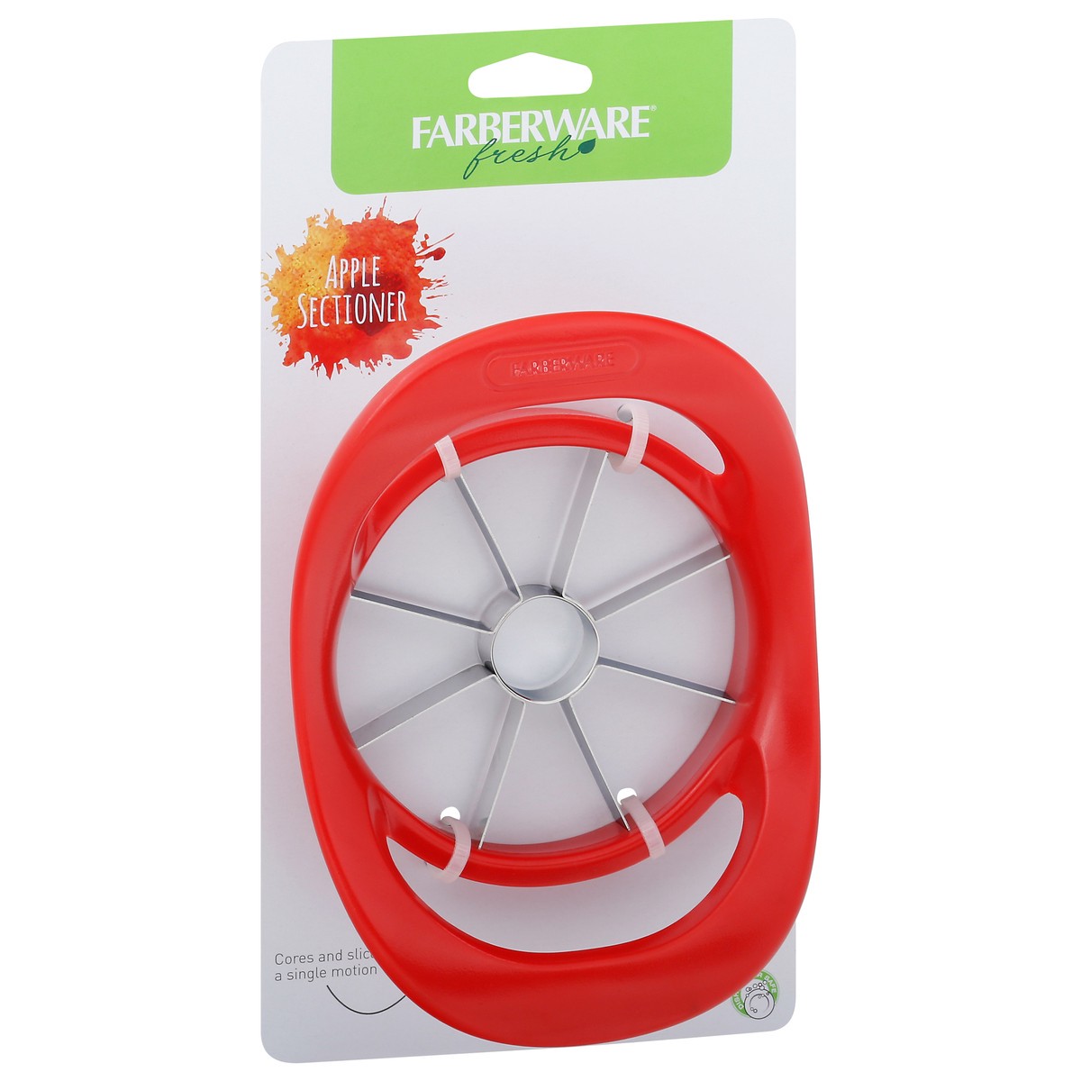 slide 2 of 9, Farberware Fresh Apple Sectioner, Red, 1 ct