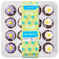 FRESH FROM MEIJER Ffm Mini Brownie Tray, Flower Shape