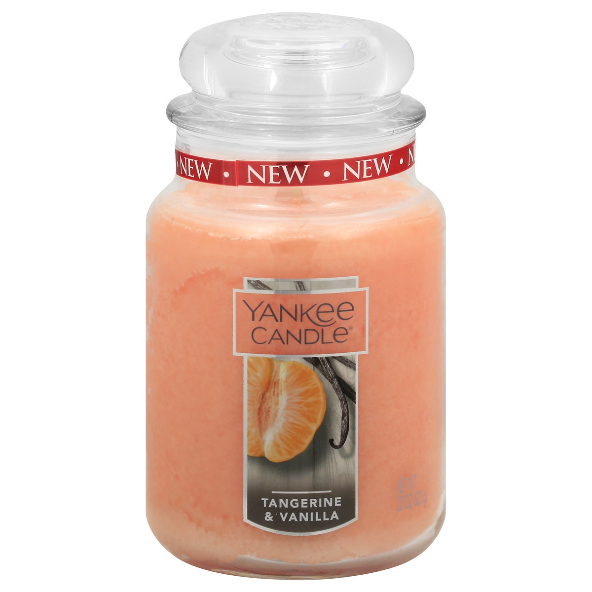 slide 1 of 9, Yankee Candle Large Jar, Tangerine & Vanilla, 22 oz
