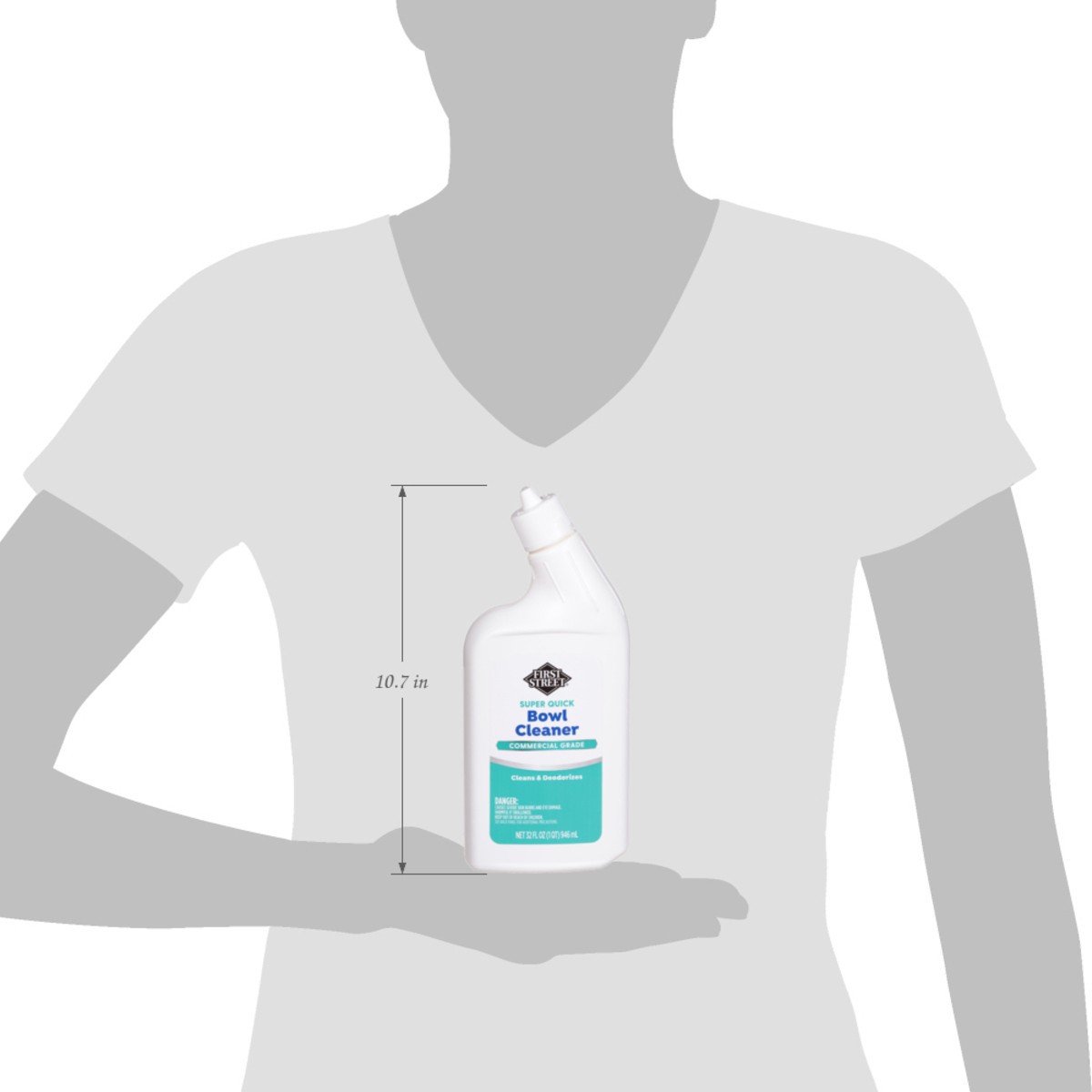 slide 14 of 14, Cb24 First Street Toilet Bowl Cleaner Super Quick, 32 oz