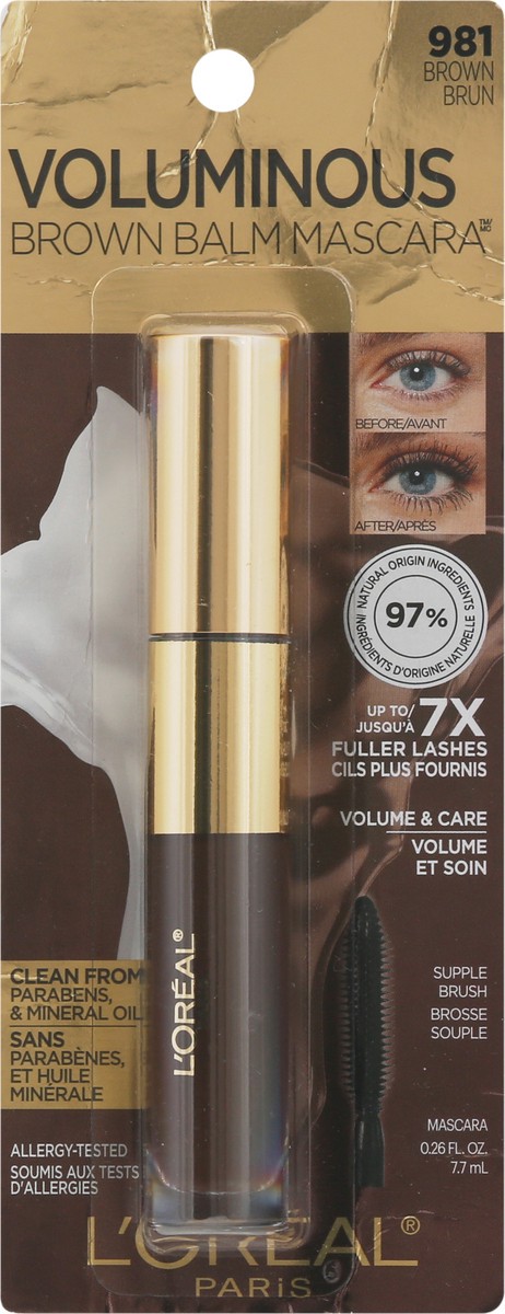 slide 11 of 11, L'Oréal Brown 981 Mascara 0.26 fl oz, 0.26 fl oz
