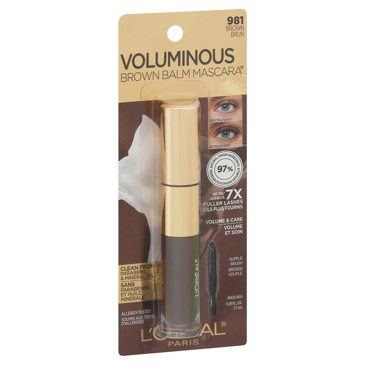 slide 9 of 11, L'Oréal Brown 981 Mascara 0.26 fl oz, 0.26 fl oz