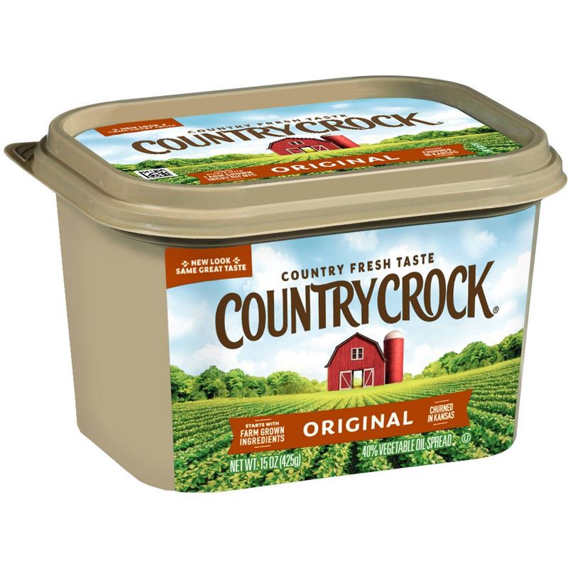 slide 5 of 7, Country Crock Original Vegetable Oil Spread Tub - 15oz, 15 oz