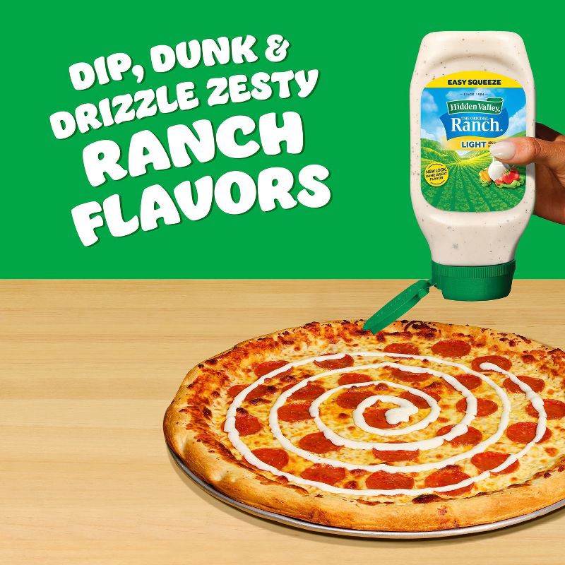 slide 5 of 10, Hidden Valley Original Ranch Light Salad Dressing & Topping - Gluten Free - 24fl oz, 24 fl oz