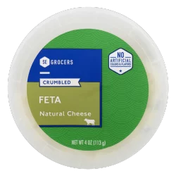 SE Grocers Crumbled Feta Natural Cheese