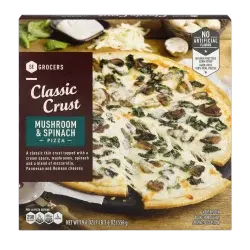 SE Grocers Pizza Classic Crust Mushroom & Spinach