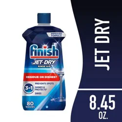 Finish Jet Dry Rinse Aid Dishwasher Rinse Agent And Drying Agent - 8.45 Oz