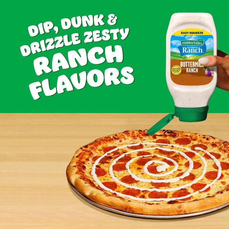 slide 5 of 10, Hidden Valley Buttermilk Ranch Salad Dressing & Topping - Gluten Free - 24 fl oz, 24 fl oz