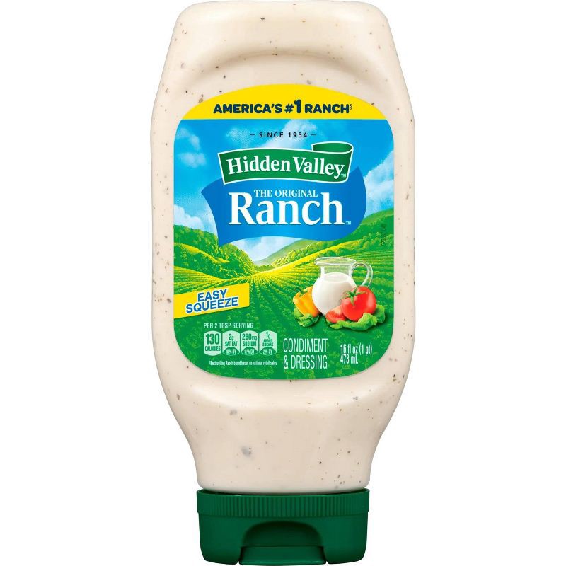 slide 10 of 10, Hidden Valley Original Ranch Salad Dressing & Topping - Gluten Free - 16 fl oz, 16 fl oz