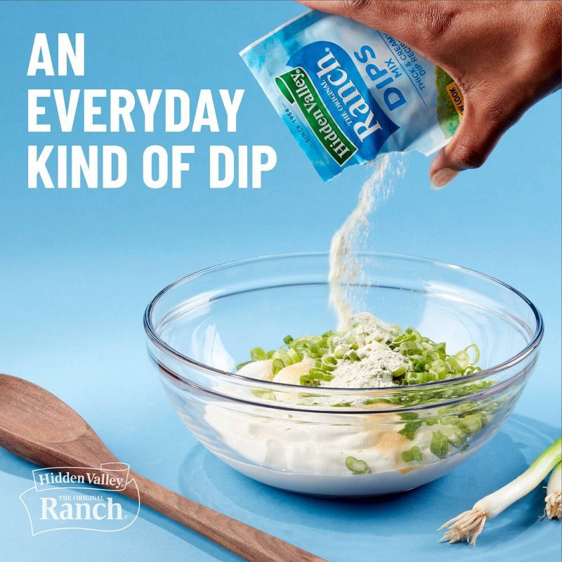 slide 3 of 12, Hidden Valley Original Ranch Dips Mix, Gluten Free, Keto-Friendly - 4 Pk, 4 ct